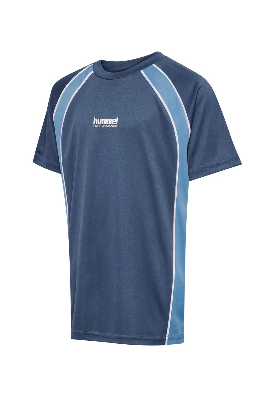 Футболка Hummel Sports T-shirt, Bering Sea/Blue — фото 4
