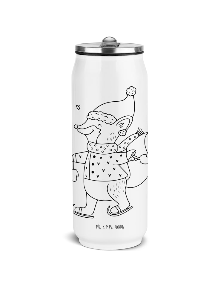 

Mr. & Mrs. Panda Банки с напитками, бутылка с водой, лиса, коньки... белого цвета