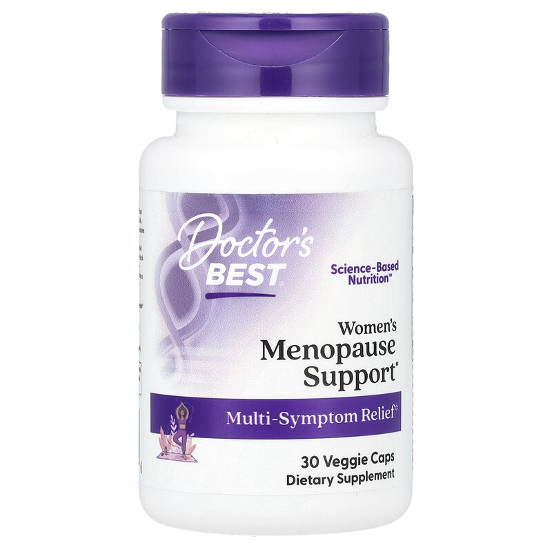 

Doctor's Best, Women's Menopause Support, 30 вегетарианских капсул