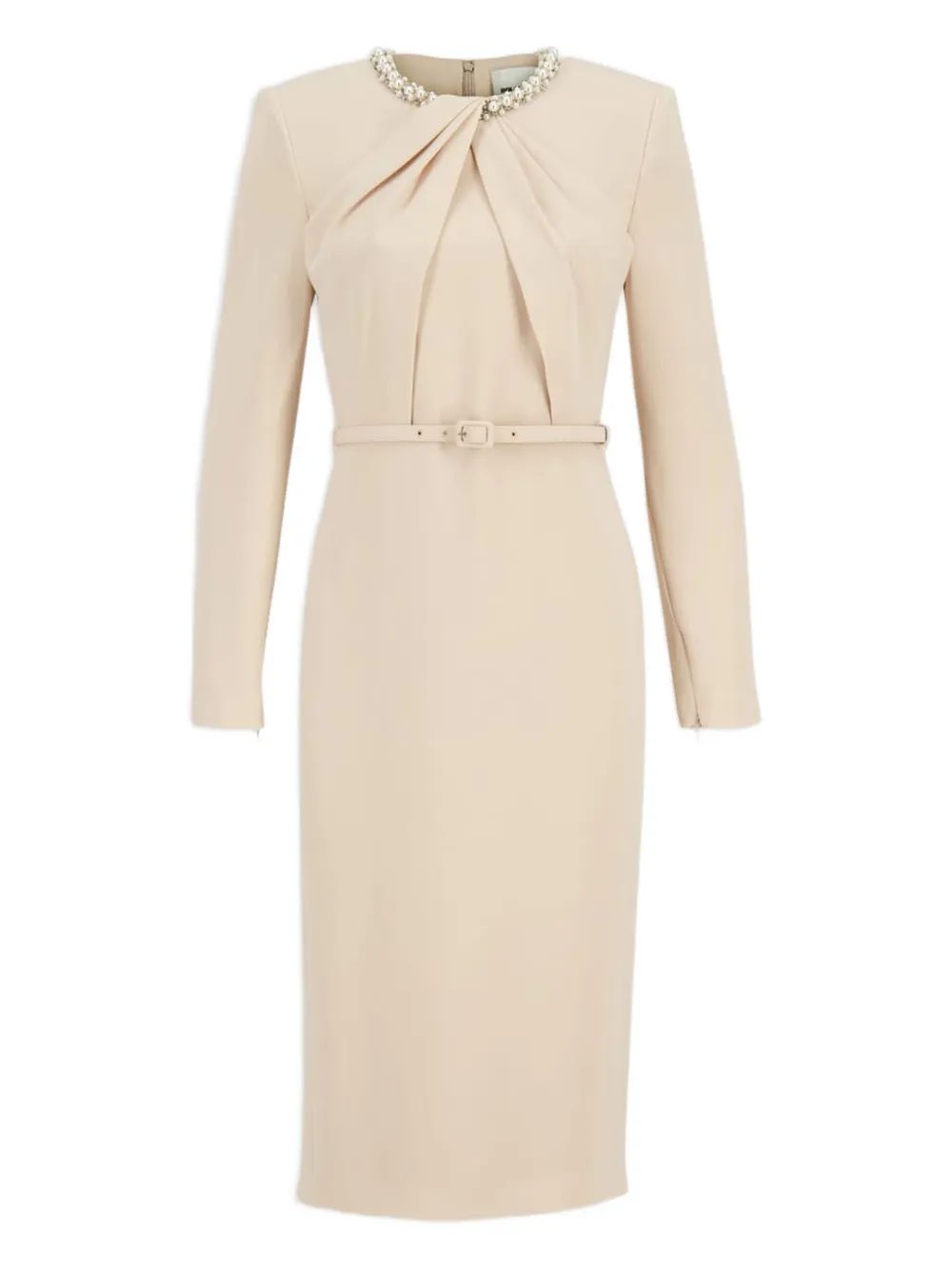 

Декорированное платье с драпировкой Roland Mouret, нейтральный