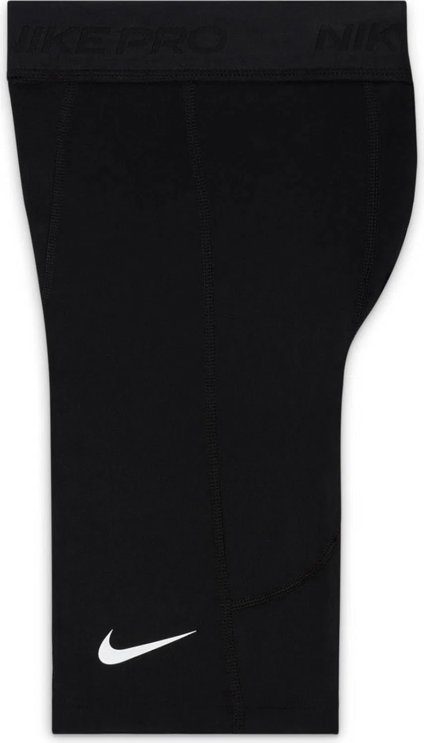 Детские шорты Nike Dri-fit (для подростков), черный/черный/белый — фото 3