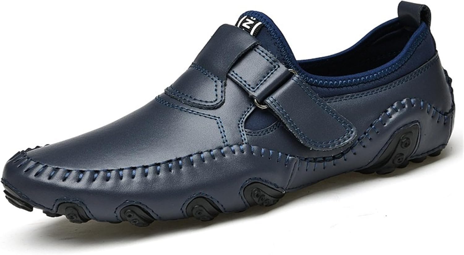 

Мужские лоферы повседневные слипоны Пэнни-лоферы с резиновой подошвой, мягкие легкие балетки, корабельные туфли Abborora, синий