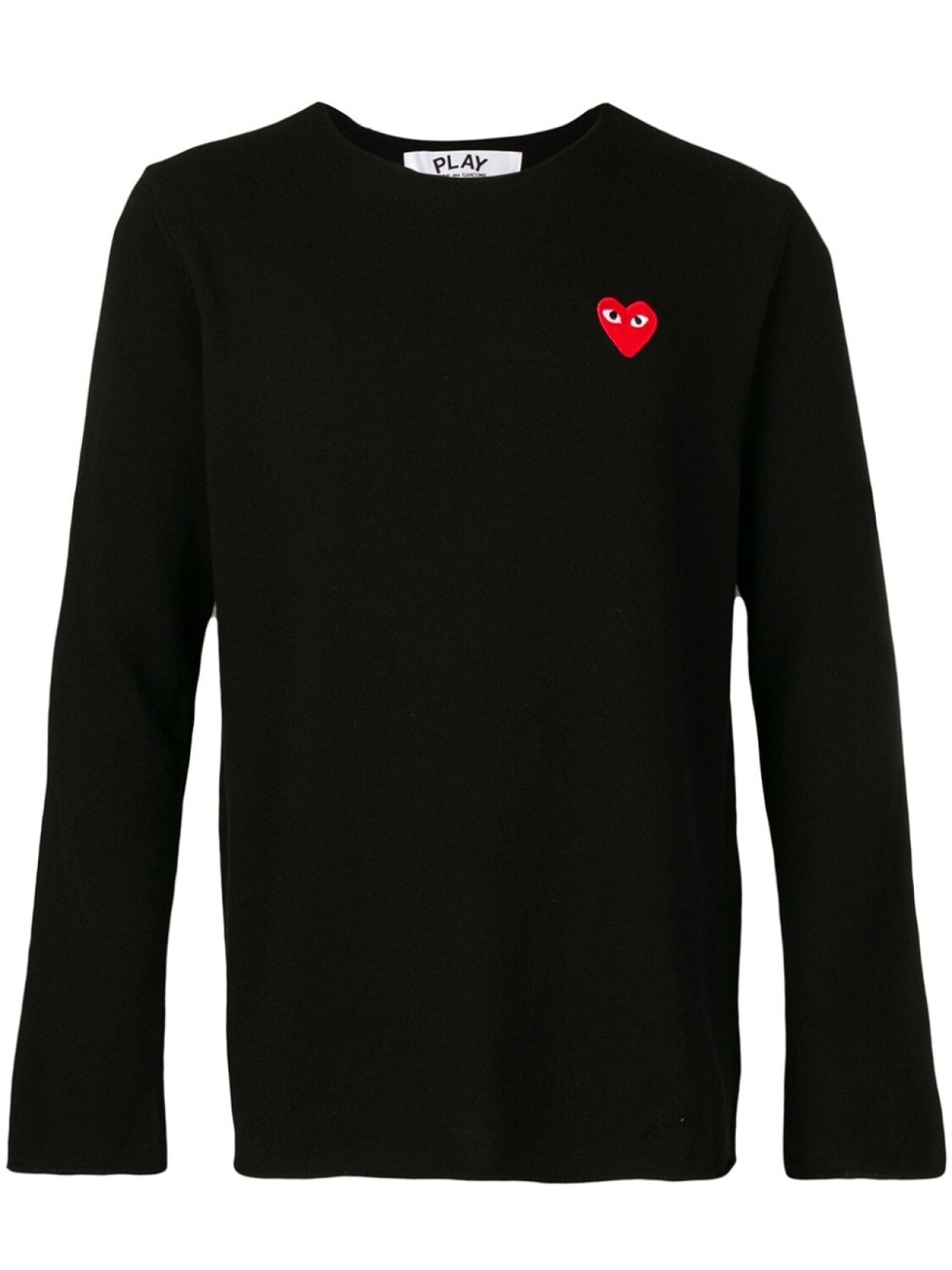 

Comme Des Garçons Play джемпер с нашивкой-логотипом, черный