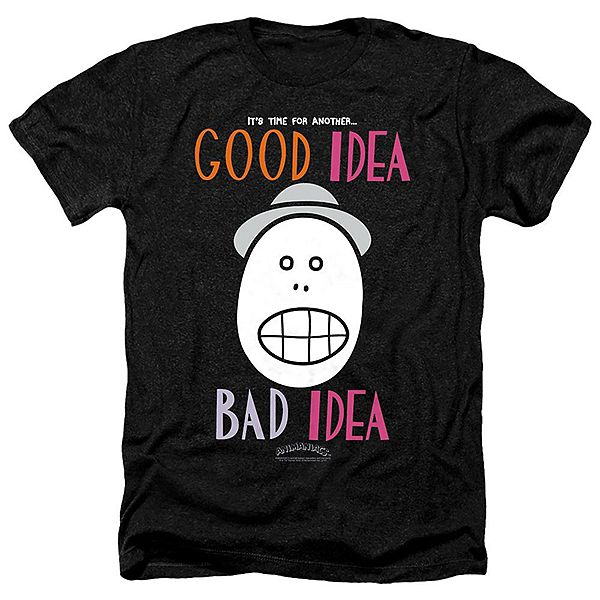 

Футболка Animaniacs Good Idea Bad Idea Adult Heather Licensed Character