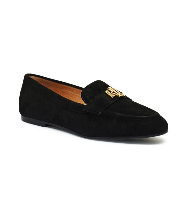 Мокасины кожаные Lauren Ralph Lauren III, черный