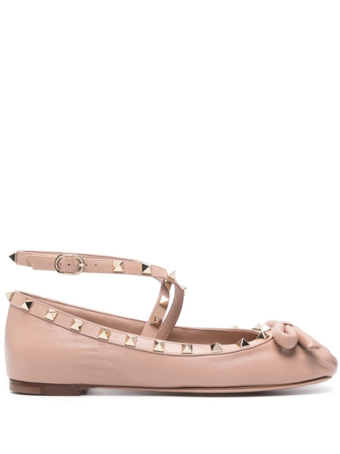 

Valentino Garavani балетки Rockstud, розовый