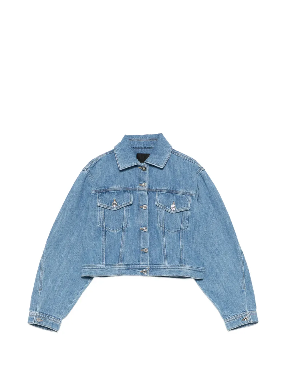 Синяя джинсовая куртка Givenchy Kids, синий