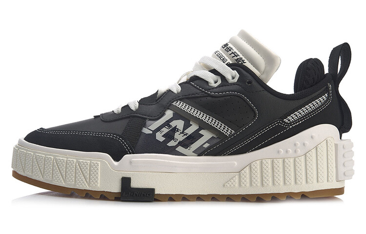 

001 Скейтбординг Кроссовки Мужские Низкие Черные Lining, Черный, 001 Скейтбординг Кроссовки Мужские Низкие Черные Lining