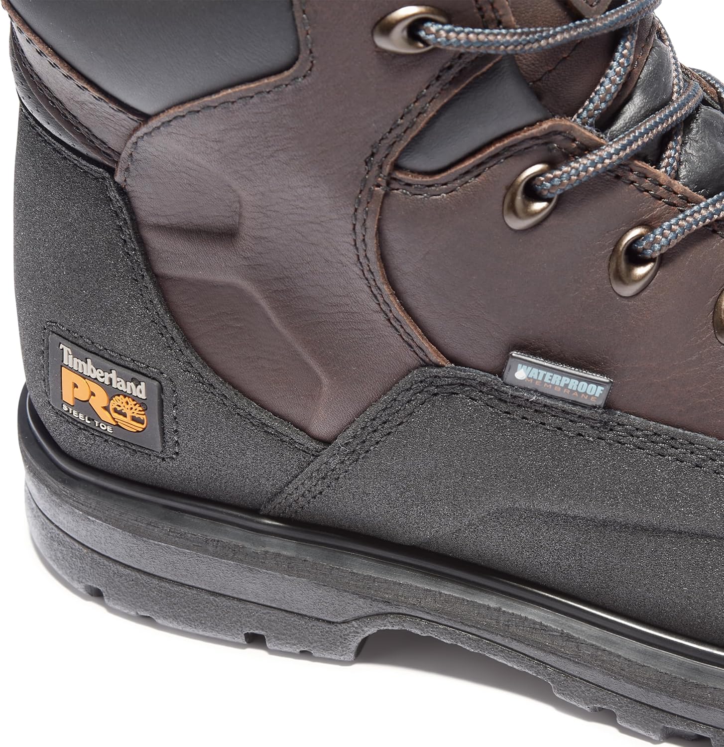 Timberland PRO мужские, Powerwelt 6in Steel Safety Toe Waterproof ботинки, Rancher Brown — фото 3