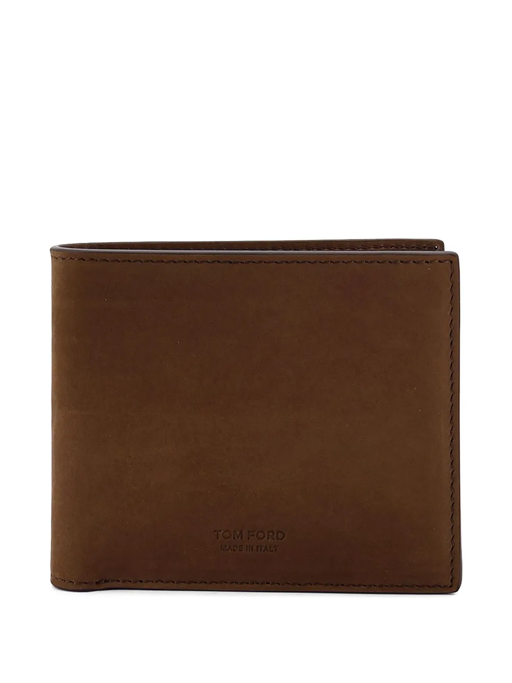 

Кошелек с тисненым логотипом Tom Ford, коричневый