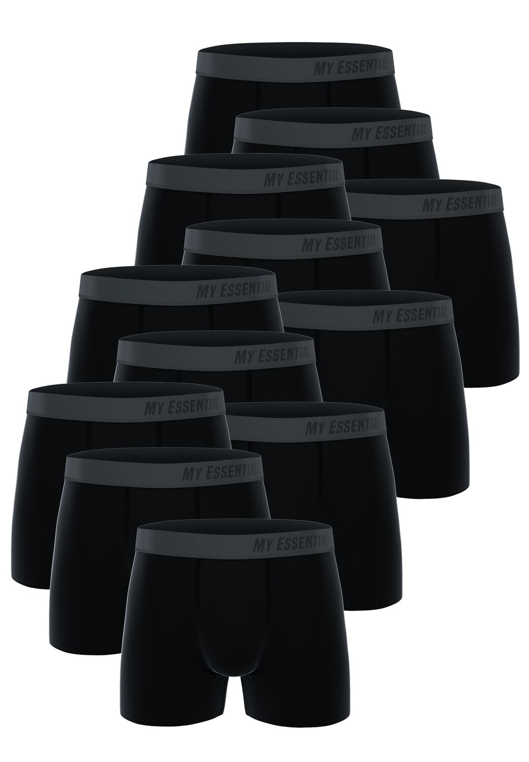 

Боксеры Unbekannt s My Essential 12 Pack s Cotton Bio, черный
