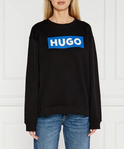 

Толстовка Crew Regular fit Hugo Blue, черный