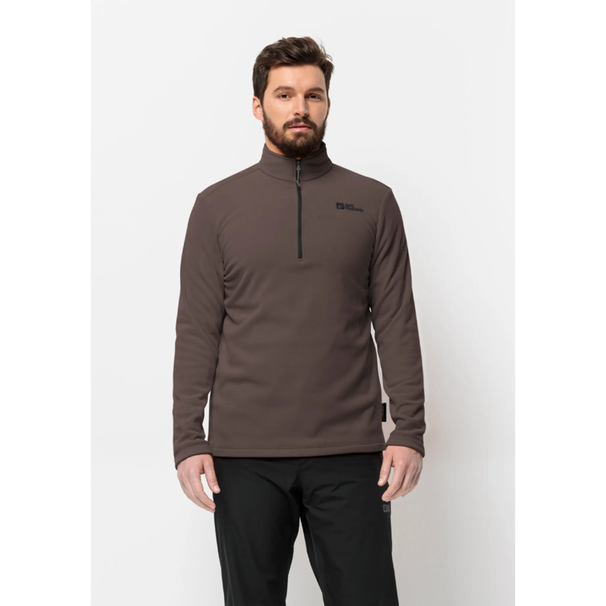 

Свитер с воротником стойкой Jack Wolfskin "TAUNUS HZ M", цвет Red-Earth