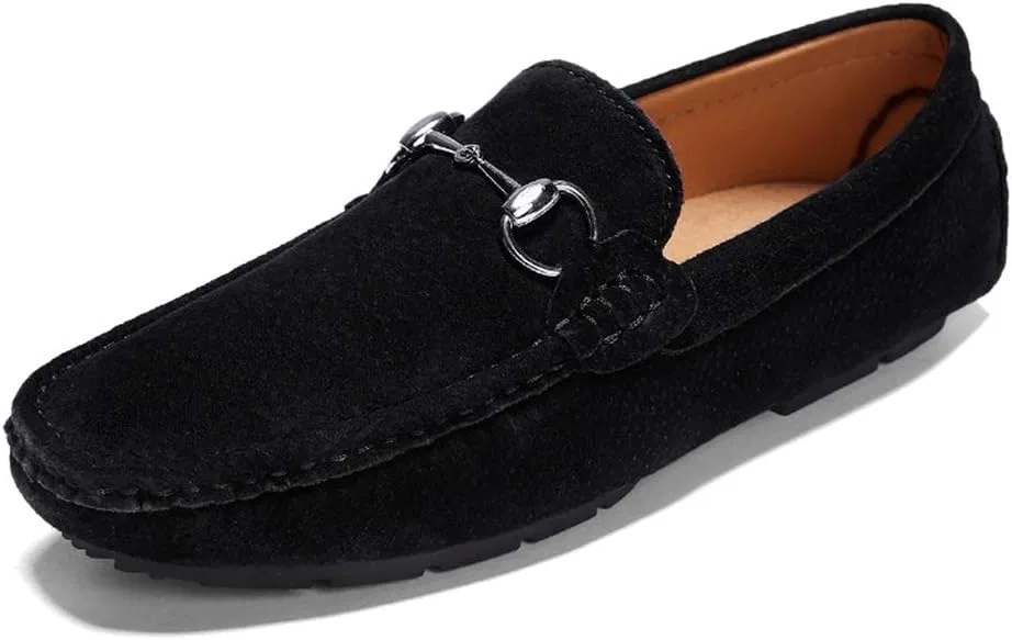 Мокасины мужские Classic Comfortable Lightweight Moccasin Driving Shoes, черный TEDALIHAO
