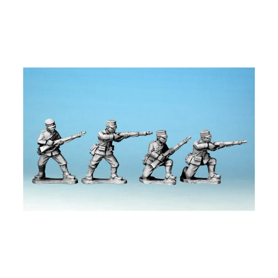 

Японская пехота Стрельба/Зарядка, Historical Miniatures - Boxer Rebellion (28mm) (Crusader Miniatures)