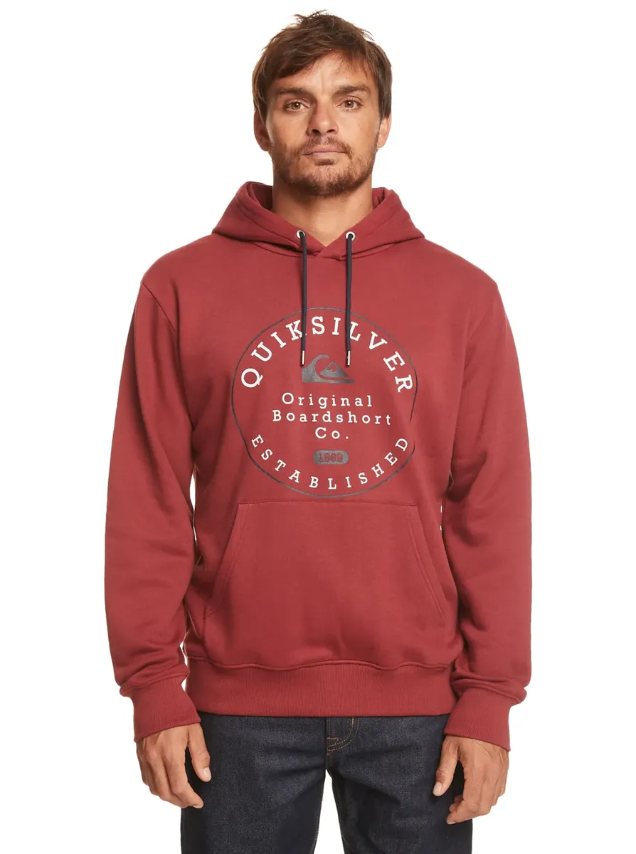 

Толстовка Quiksilver с капюшоном "Circle Trim", красный