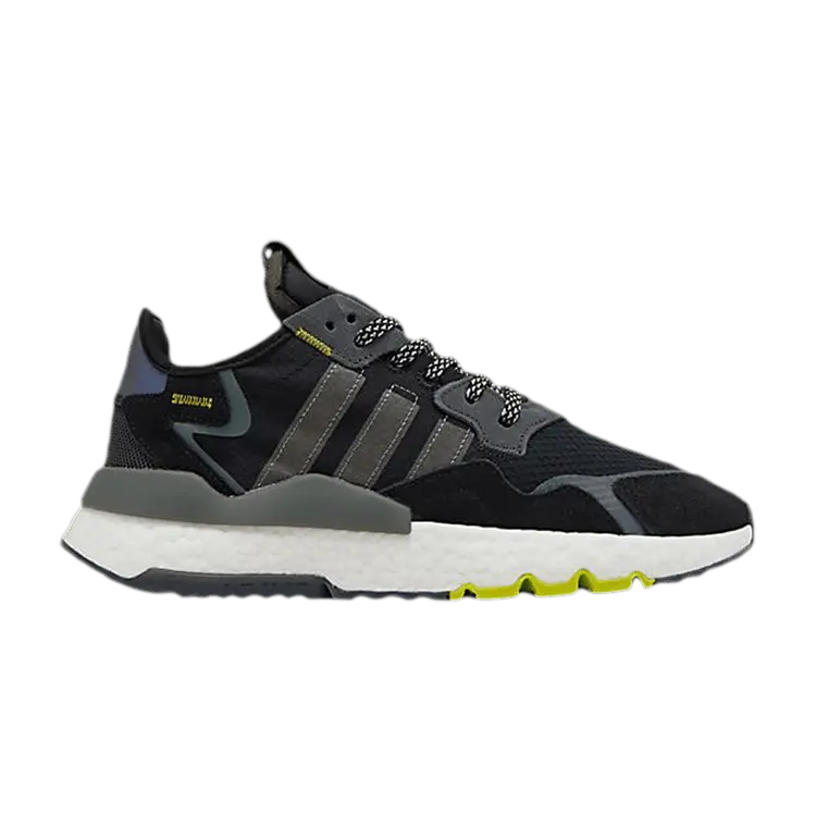 

Кроссовки adidas Nite Jogger 'Black Iridescent', черный