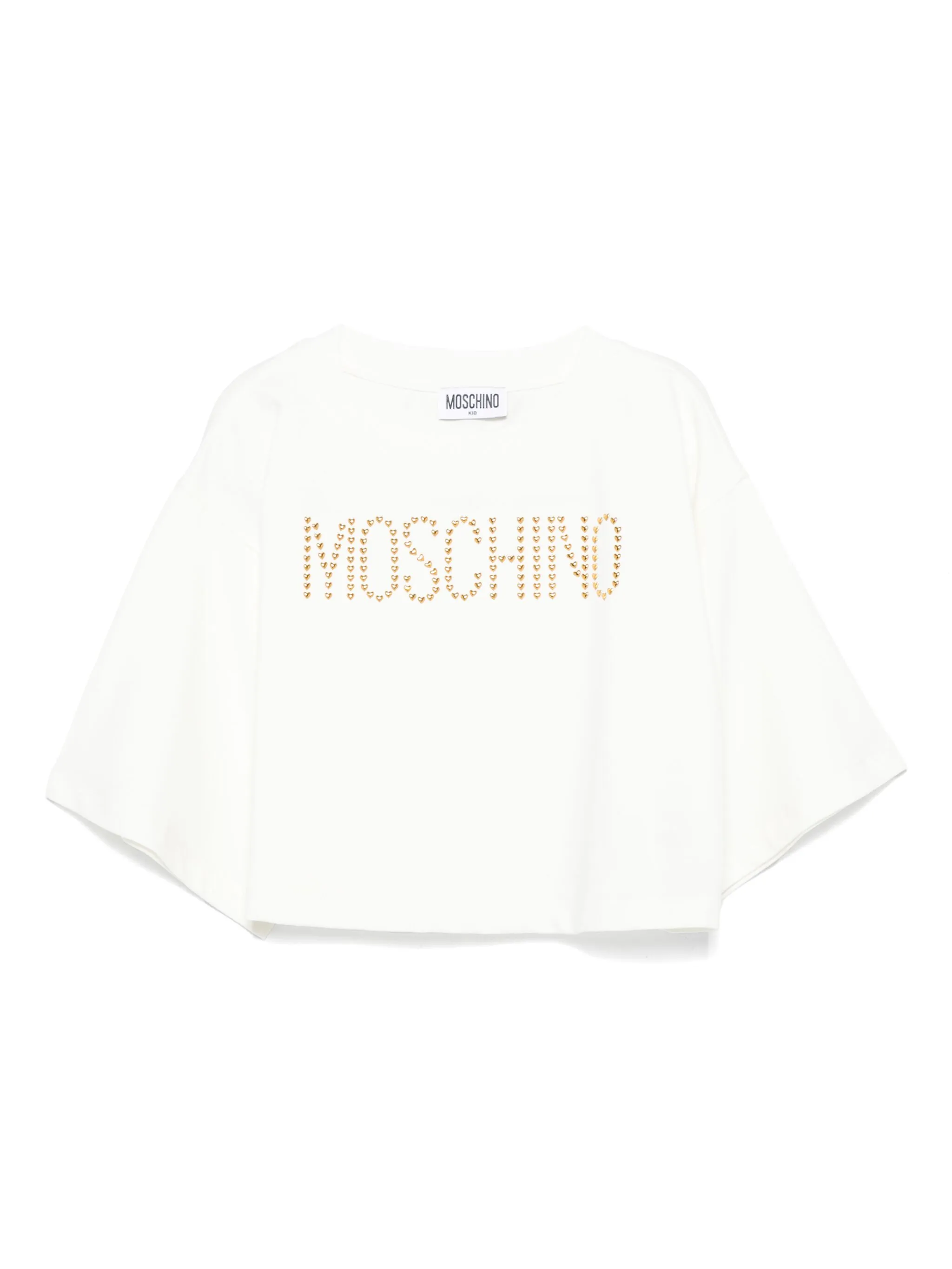 

Футболка с логотипом Moschino Kids, белый