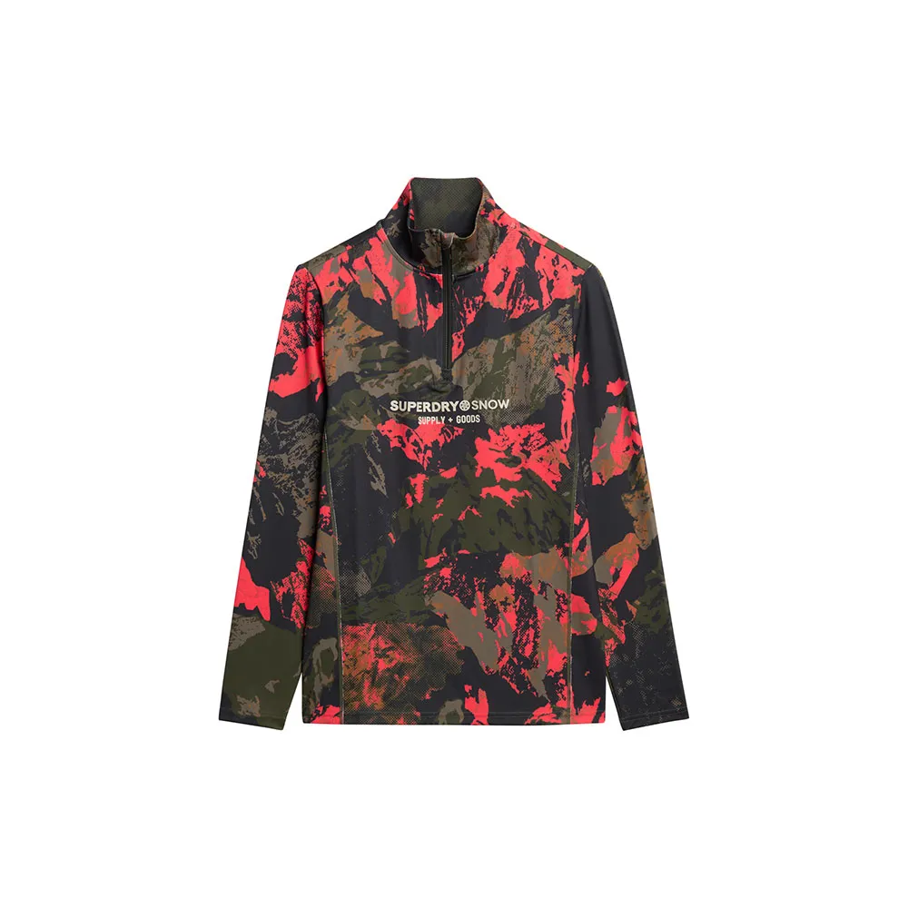

Толстовка Superdry MS110186A half zip, разноцветный