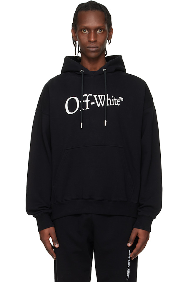 

Off-White Черная толстовка для скейтбординга с рисунком стрелы