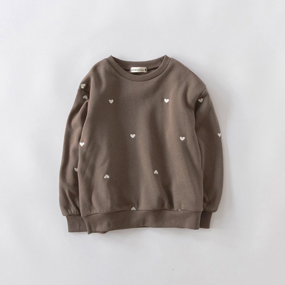Толстовка с флисовой подкладкой и разнообразной вышивкой Branshes, brown