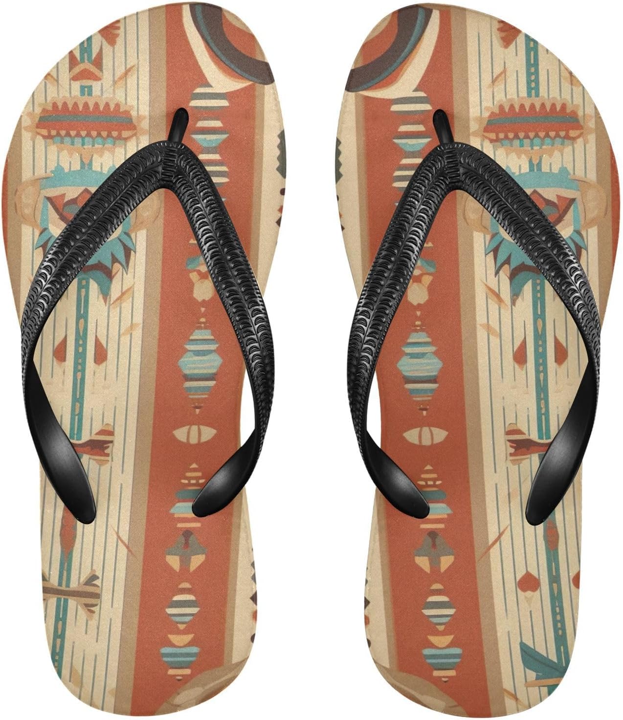 

Вьетнамки с принтом американских индейцев STAYTOP для мужчин и женщин, пляжные шлепанцы и сланцы для душа