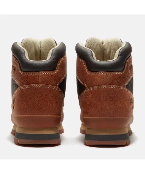 Ботинки Euro Hiker мужские Timberland из премиум-кожи, на шнуровке, тёмно-серые — фото 4