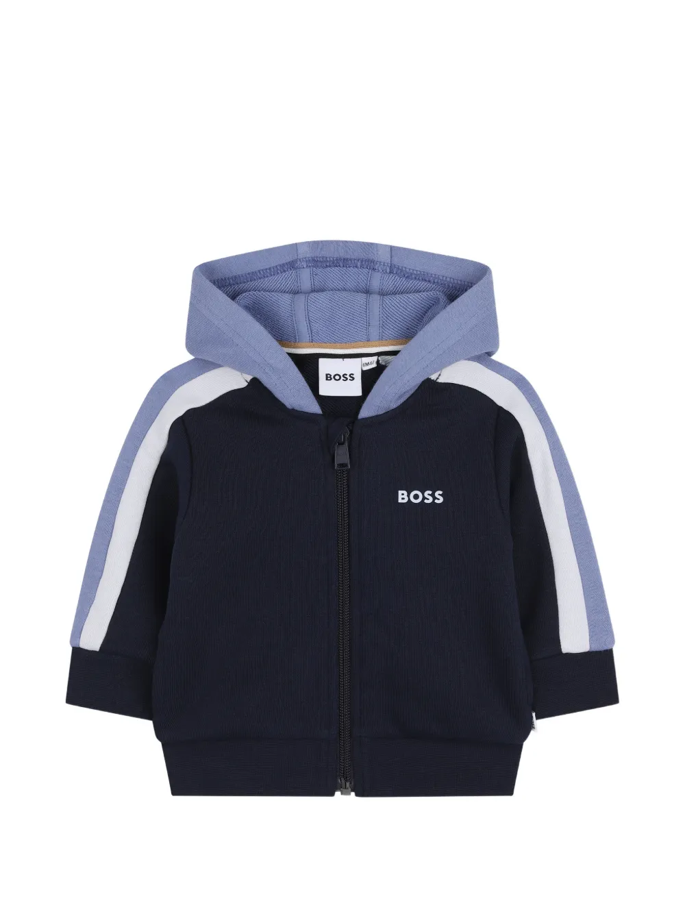 Спортивный костюм в стиле колор-блок Boss Kidswear, синий — фото 3