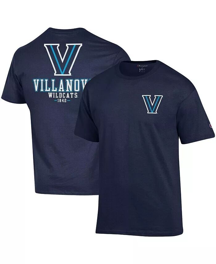 

Мужская темно-синяя футболка Villanova Wildcats Stack 2-Hit Champion