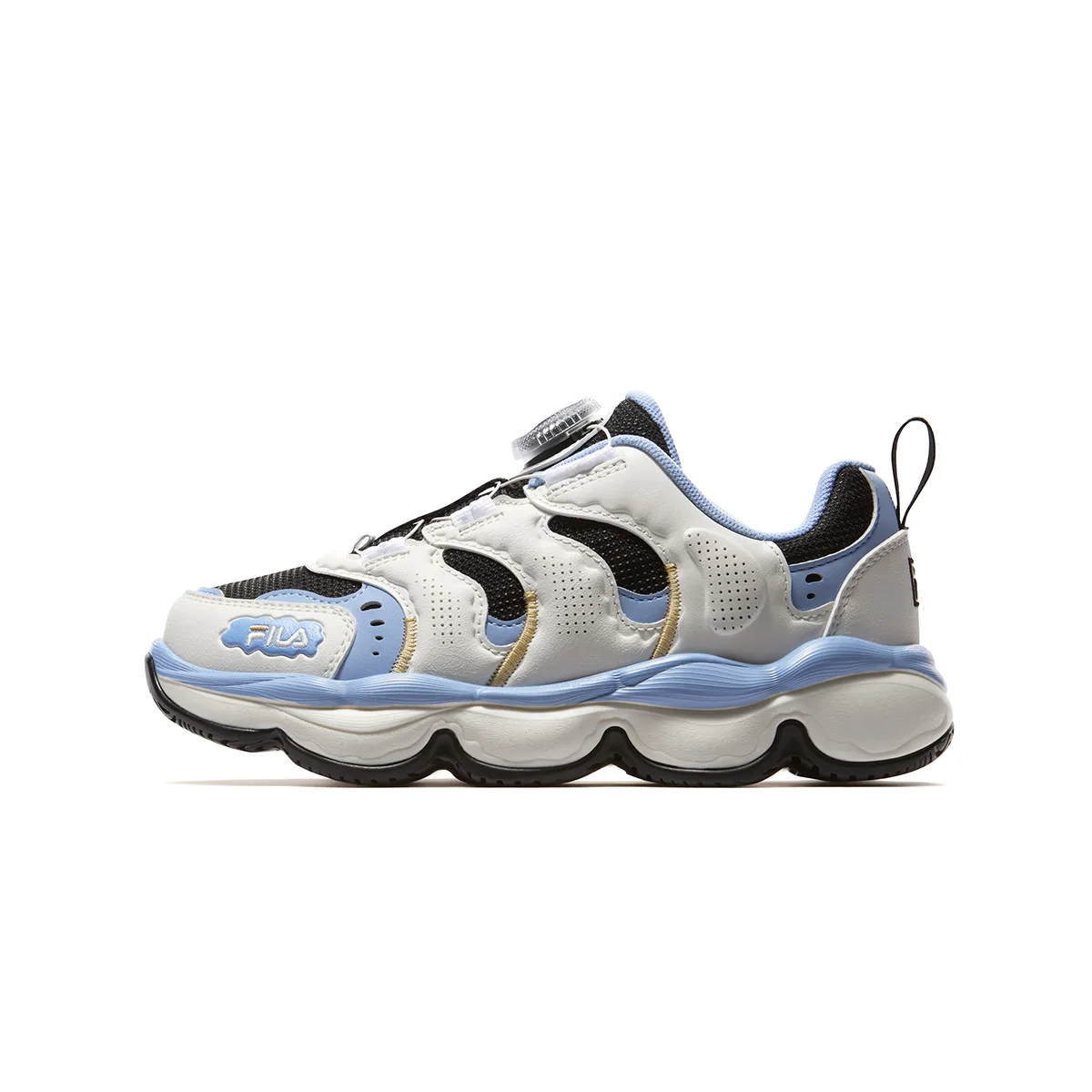 Heritage FHT повседневная обувь unisex FILA KIDS, F-CG Cloud White/Golden Glow Yellow — фото 4