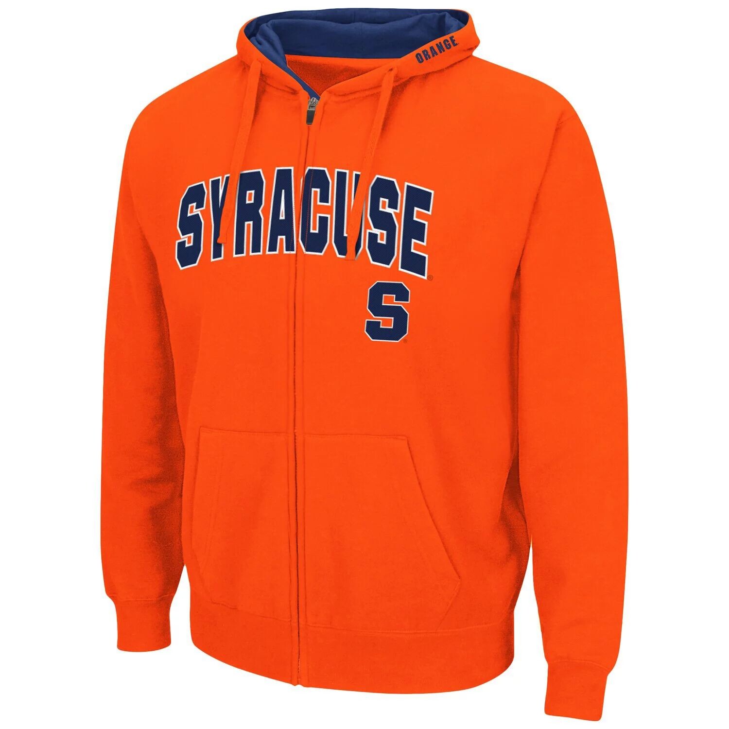 

Мужская толстовка с молнией во всю длину Orange Arch & Logo 3.0 Orange Syracuse Orange Colosseum