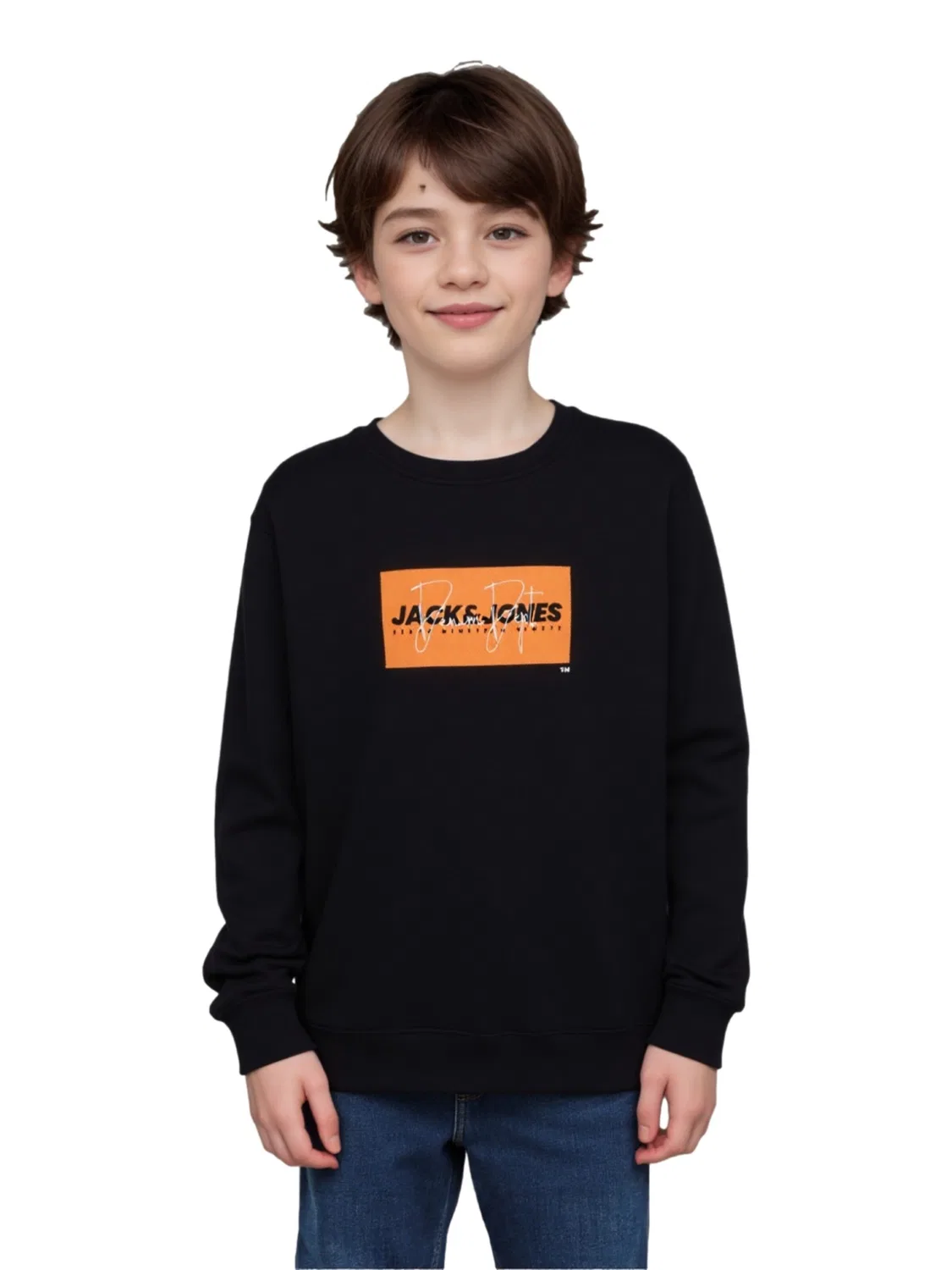 Толстовка 'Cole' Jack & Jones Junior, Black — фото 3