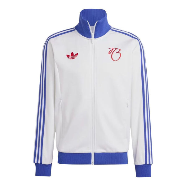 

Куртка jude bellingham track top 'white blue' Adidas, белый