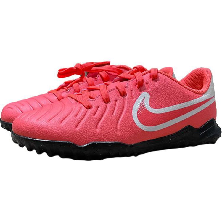 Nike Jr Legend 10 нескользящие износостойкие низкие детские футбольные бутсы pink — фото 4