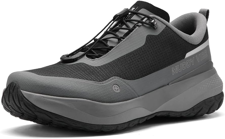 

Кроссовки для хайкинга MUDDY VIBE Si-14 Low Top для мужчин и женщин, с системой шнуровки Speedlace, для легких троп и прогулок по городу, легкая обувь для активного отдыха, Tide Rock