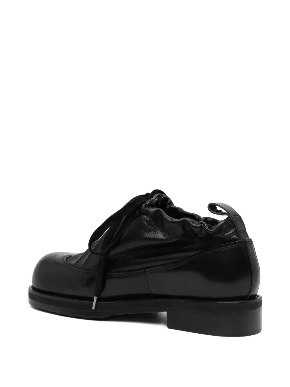 Кожаные туфли-дерби Comme Des Garcons Homme Plus, черный — фото 3