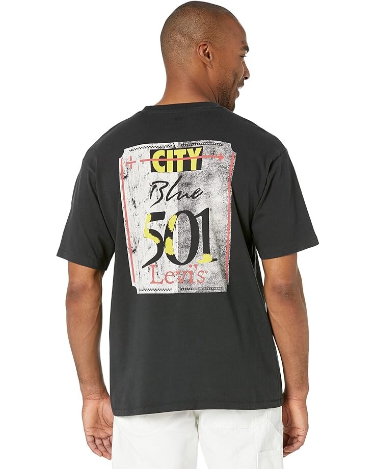 

Футболка Levi's Premium Vintage Fit Graphic Tee, цвет Silvertab Star Caviar