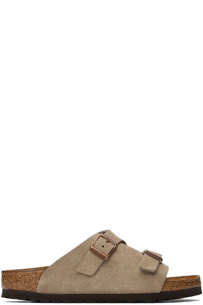 Узкие босоножки Zürich серо-коричневого цвета Birkenstock