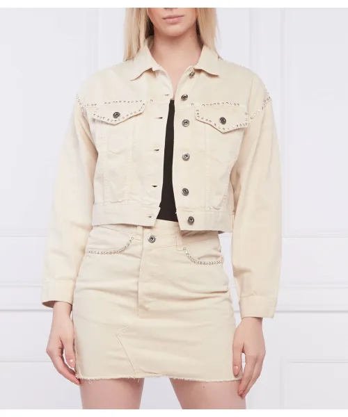 

Джинсовая куртка Cropped fit Liu Jo, бежевый