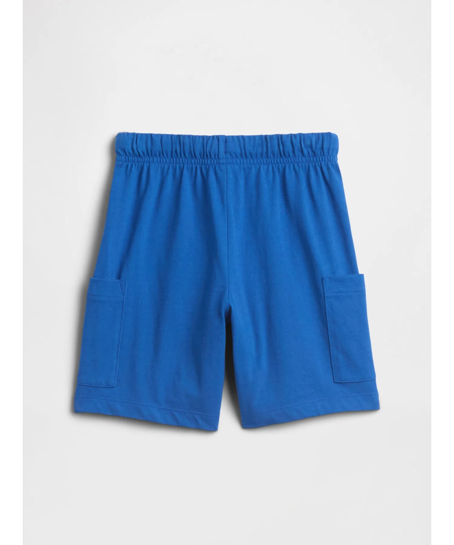 Детские хлопковые шорты карго GAP синие — фото 4