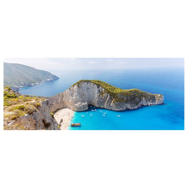 

Картина на холсте A.S. Création Strand Meer Zakynthos цвет blau /grau