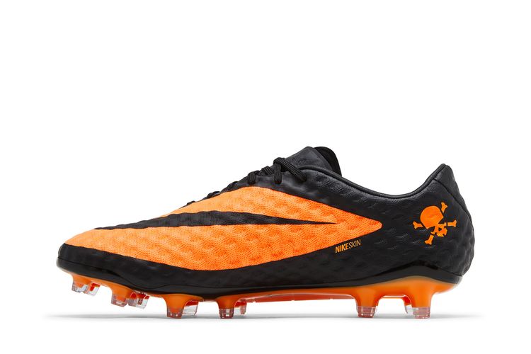 Кроссовки Hypervenom Phantom 1 'Black Bright Citrus' 2025, оранжевый — фото 3