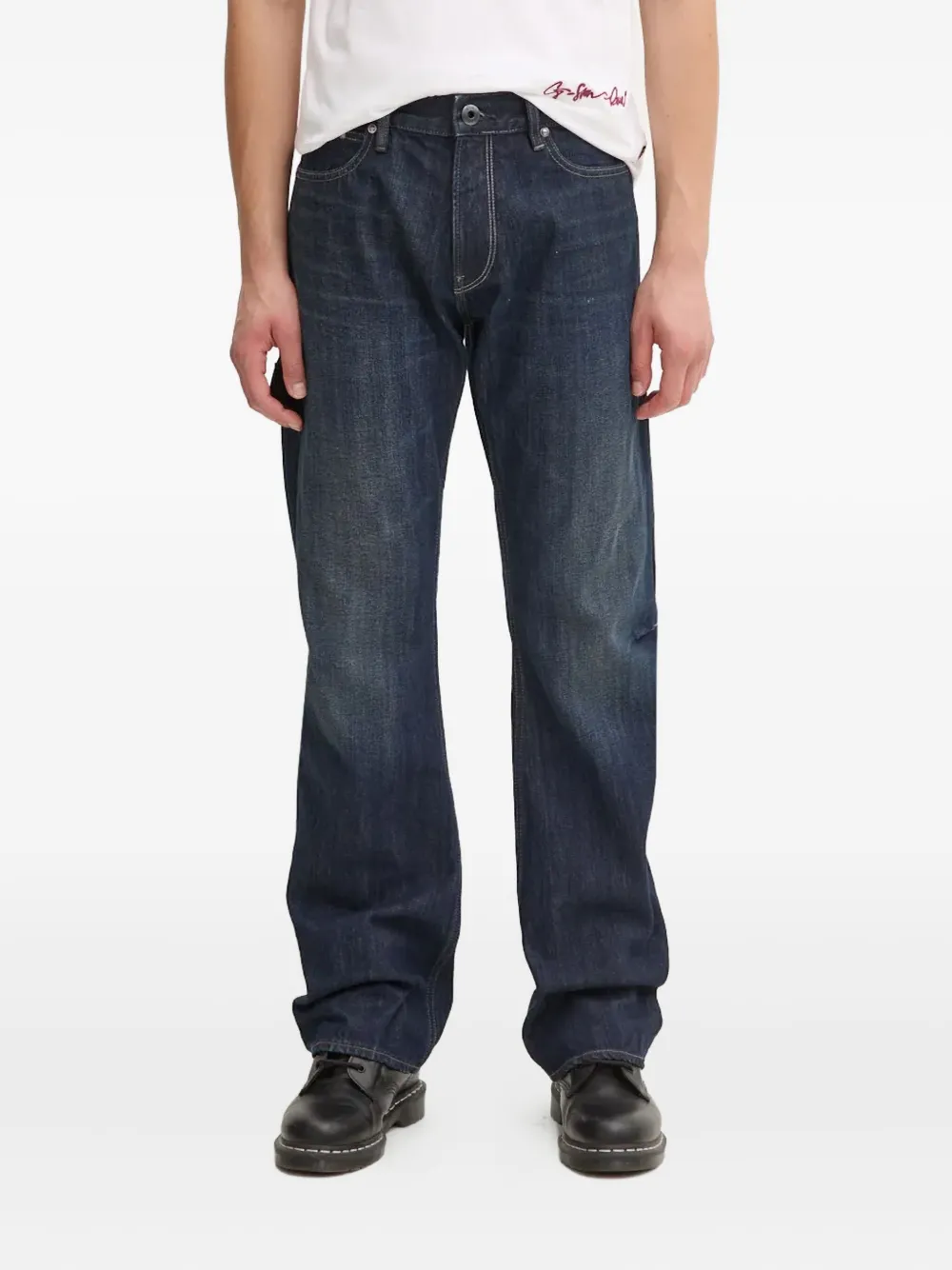 

Джинсы с деталями в стиле карпентера G-Star Raw, синий