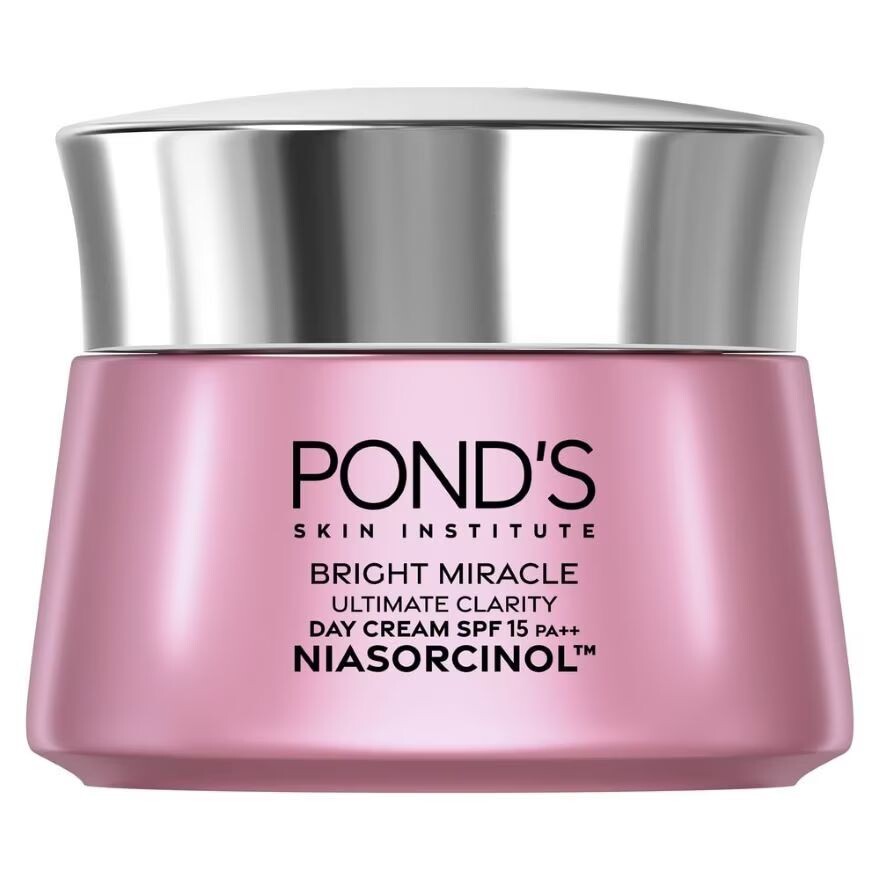 

Pond's Pond'S Bright Miracle Ultimate Clarity Дневной крем SPF15 PA++ Ниасорцинол 45 г, Pink