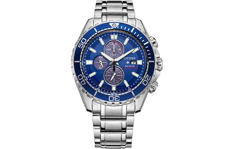 

CITIZEN Часы Ecology Drive Collection Solar Movement Stainless Steel Strap Watch Men's Watch Blue Dial