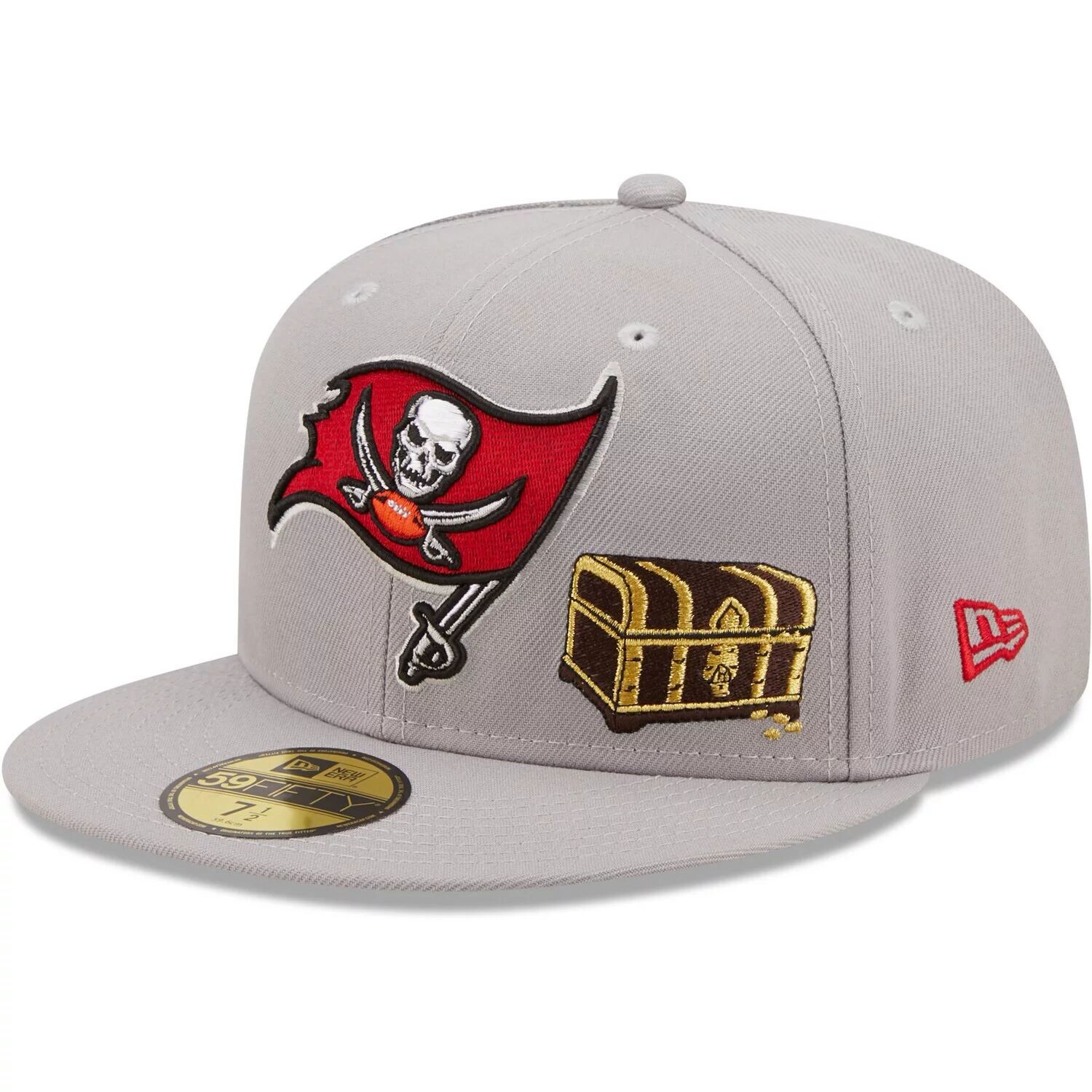 

Мужская приталенная кепка New Era Grey Tampa Bay Buccaneers City Describe 59FIFTY