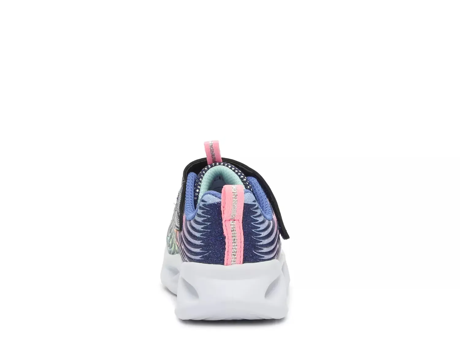 S-Lights Twisty Brights Светящиеся кроссовки - детские Skechers, Navy — фото 4