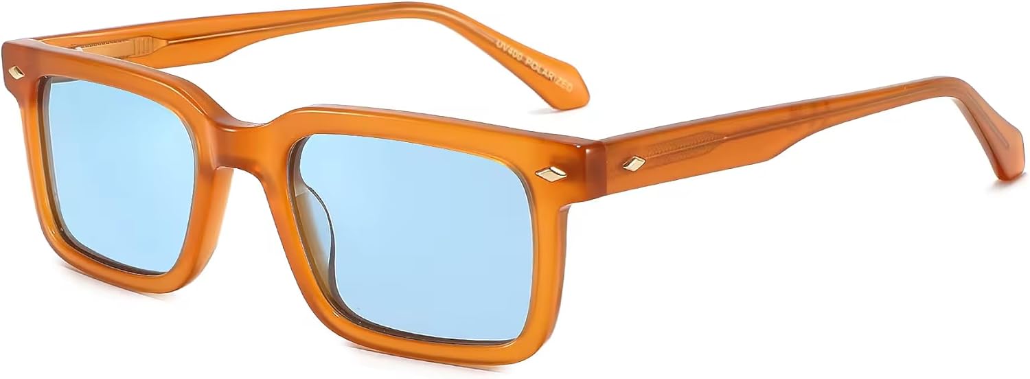 

Солнцезащитные очки в стиле ретро, ​​квадратные, из ацетата, поляризованные, ручной работы, мужские, с индивидуальным логотипом, несколько цветовых вариантов Generic, Col.2