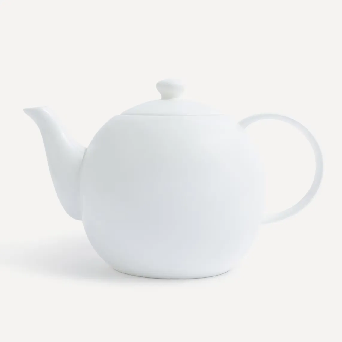 

Круглый чайник Bone China Essential El Corte Inglés, белый