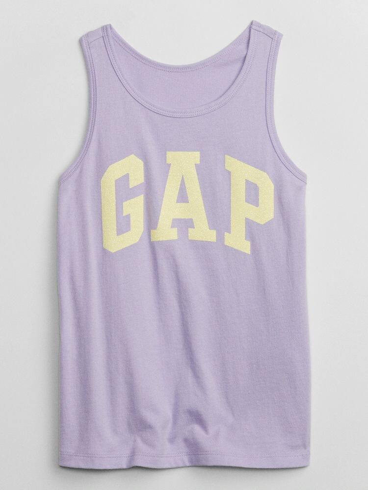 

Детский топ с логотипом Gap, фиолетовый